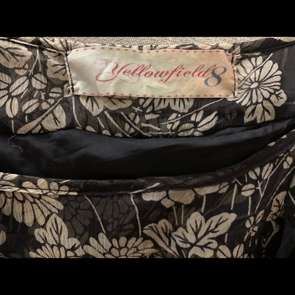 Johnny Was Yellowfield 8 French Retro Dress S NWT - Picture 6 of 8